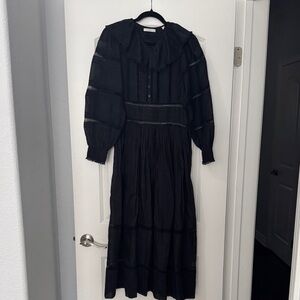 Doen Black Long Sleeve Dress